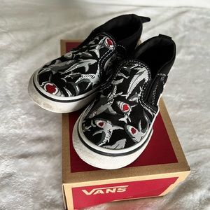Vans Shark Glow in the Dark Toddler Sneakers